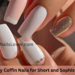 classy coffin nails short