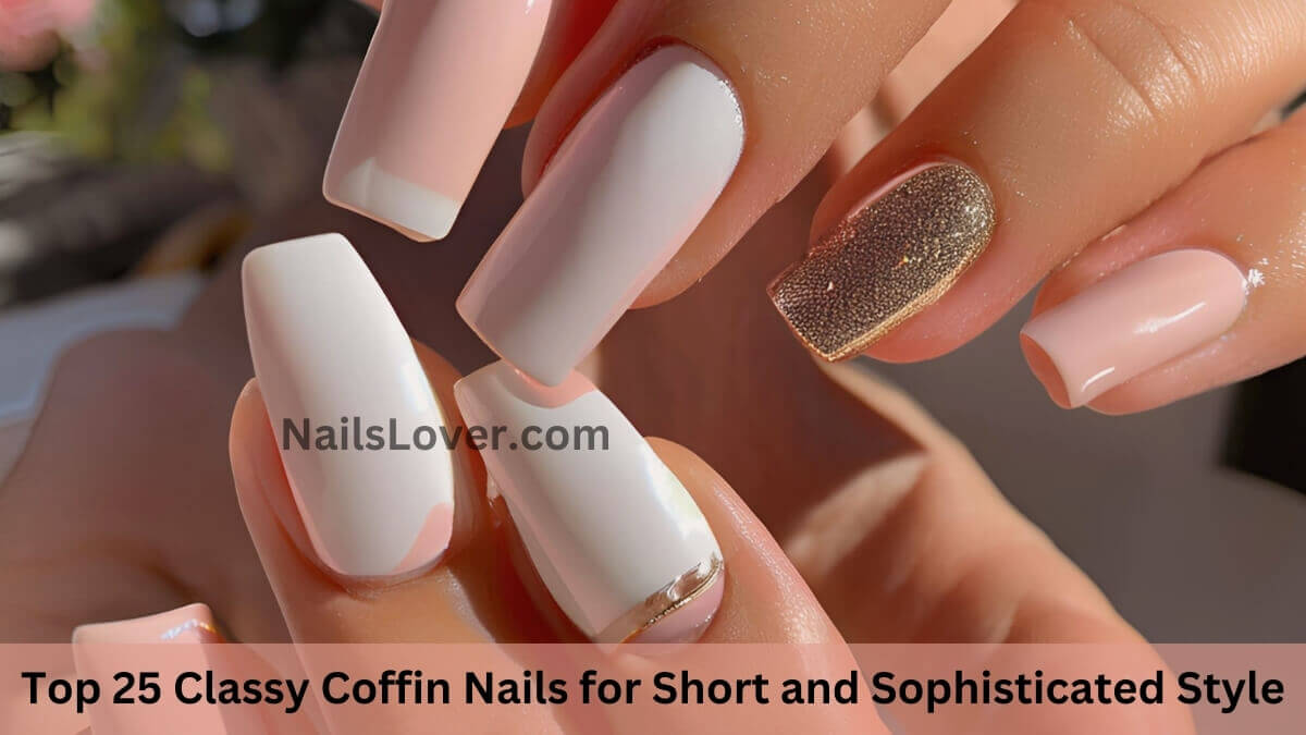 classy coffin nails short