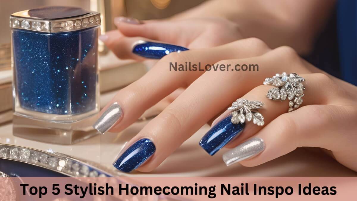 homecoming nail inspo