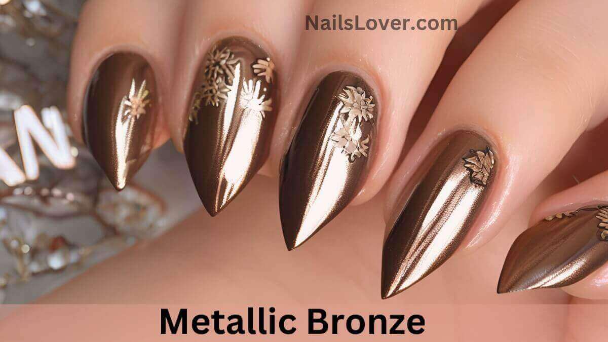 Metallic Bronze Nails