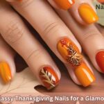 classy thanksgiving nails