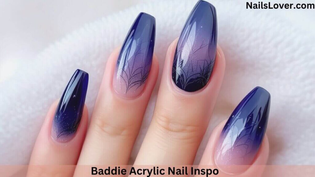 baddie acrylic nail inspo