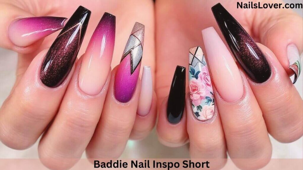 baddie nail inspo short