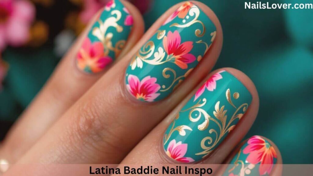 latina baddie nail inspo