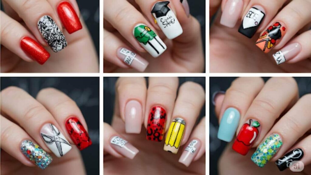 School Themed Nail Designs I Adore